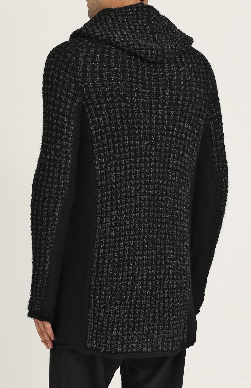 Удлиненный шерстяной кардиган с капюшоном MASNADA, арт. M19M03, фото 4