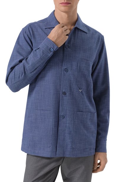 Рубашка из хлопка и шерсти STEFANO RICCI, арт. SP007776/CTW02S, фото 3