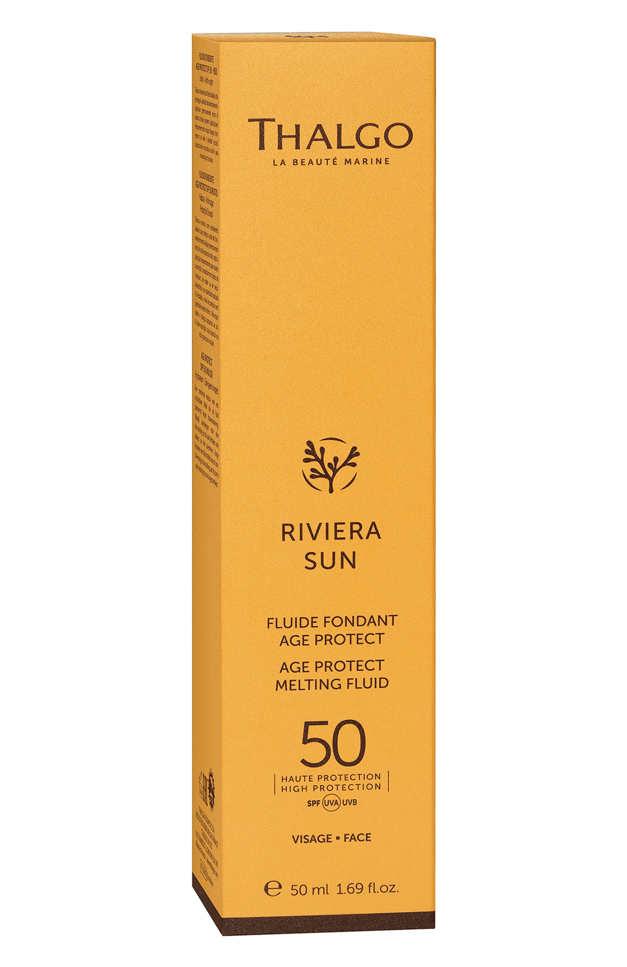 Солнцезащитный антивозрастной флюид для лица spf 50 riviera sun (50ml) THALGO, арт. VT23001, фото 2