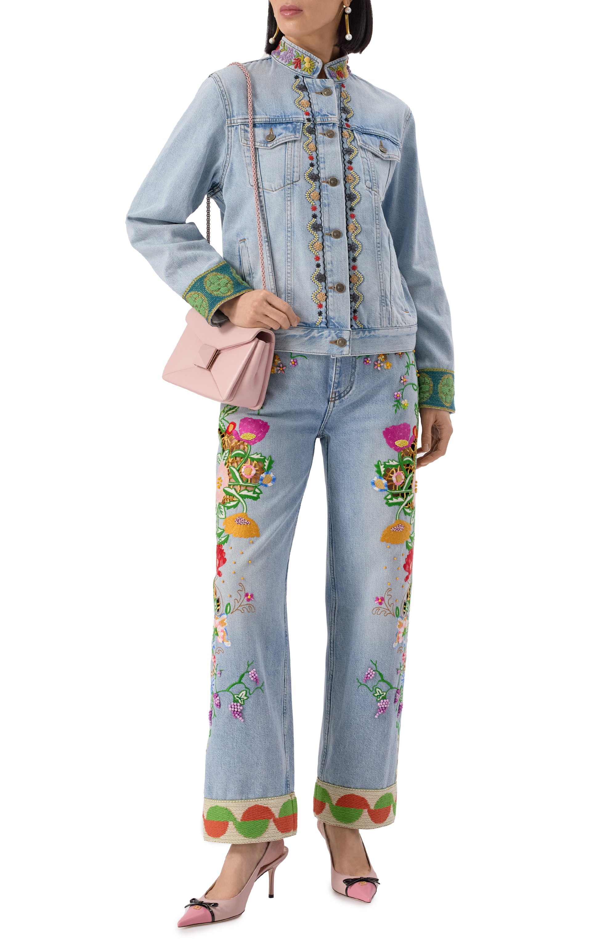 Джинсовая куртка VALENTINO, арт. 6B3DC05K97T, фото 2