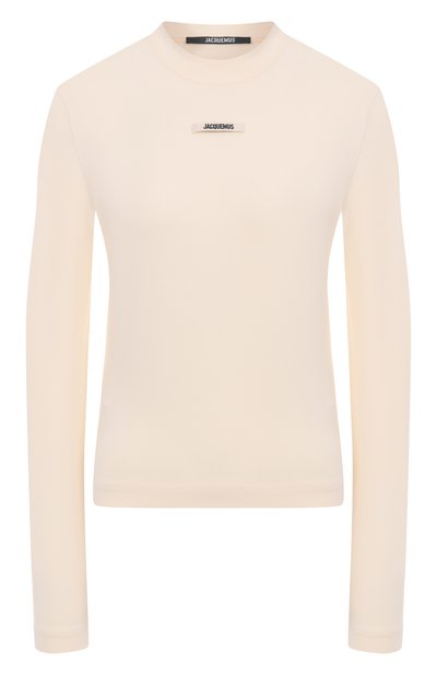 Женская хлопковый лонгслив JACQUEMUS, арт. 24ETSW00155/AJ00124
