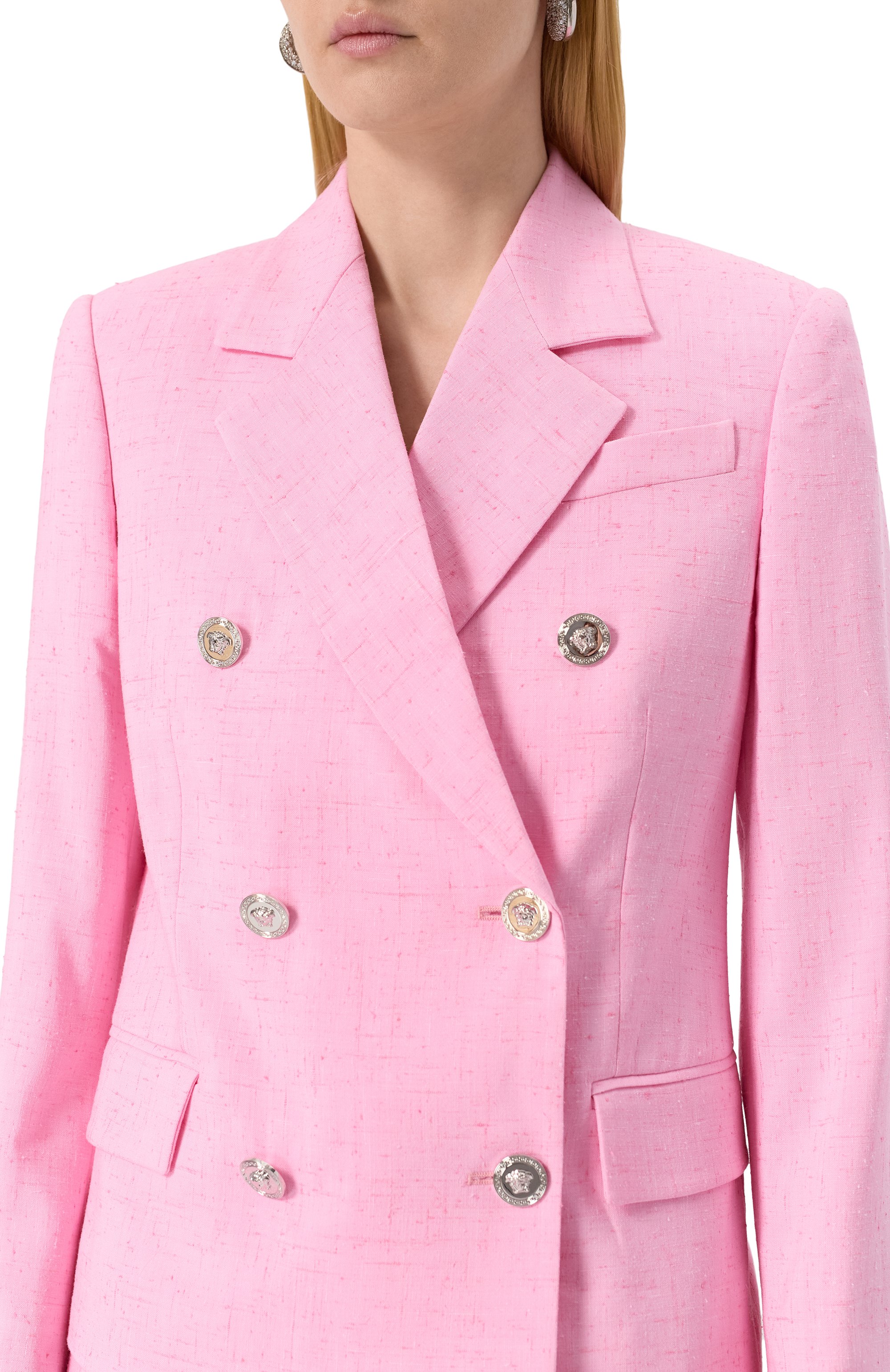 Жакет из вискозы и шелка VERSACE, арт. 1017678/1A13404, фото 5