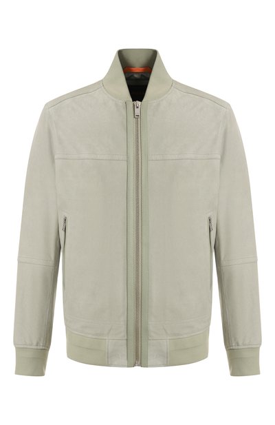 Мужской замшевый бомбер BOSS ORANGE, арт. 50543505