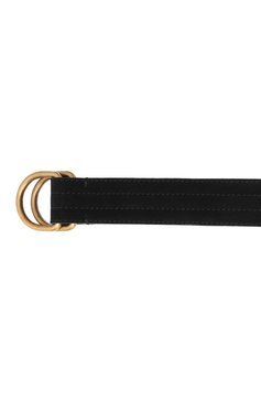 Мужской замшевый ремень GIORGIO ARMANI черного цвета, арт. GM001502/AF15665 | Фото 4 (Материал: Натуральная кожа, Замша; Нос: Не проставлено; Случай: Повседневный)