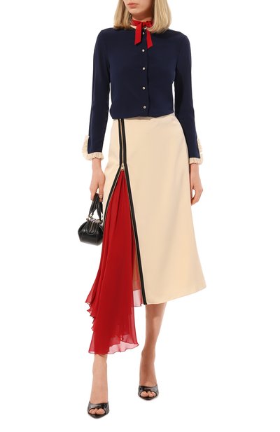 Шелковая рубашка GUCCI, арт. 498592 ZHS03, фото 2