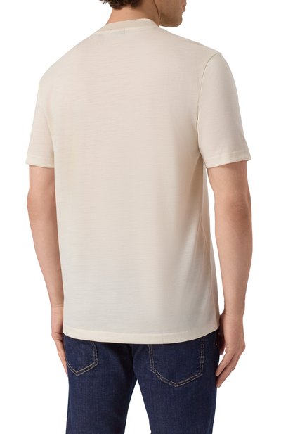 Шерстяная футболка BOSS, арт. 50549321, фото 4