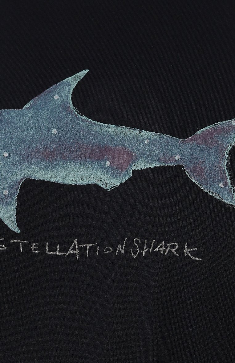 Мужская хлопковая футболка PAUL&SHARK темно-синего цвета, арт. 24411129/3XL-6XL | Фото 5 (Рукава: Короткие; Материал внешний: Хлопок; Длина (для топов): Удлиненные; Принт: С принтом; Стили: Кэжуэл; Кросс-КТ: Джерси; Мужское Кросс-КТ: Футболка-одежда; Автоматизация состава: Проставлено; Автоматизация ТО: Проставлено)