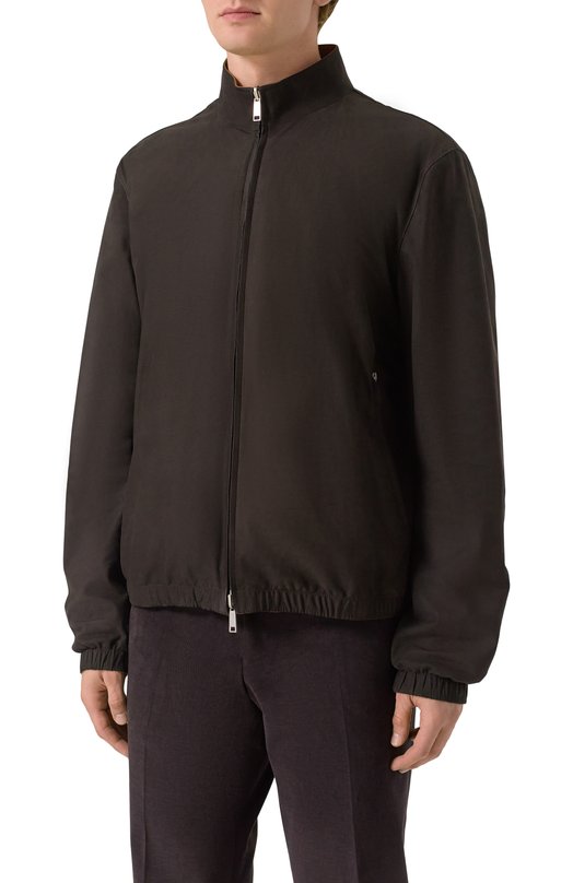 Двусторонняя кожаная куртка Zegna D179T/UDPNTA7 Коричневый  D179T/UDPNTA7 Фото 3