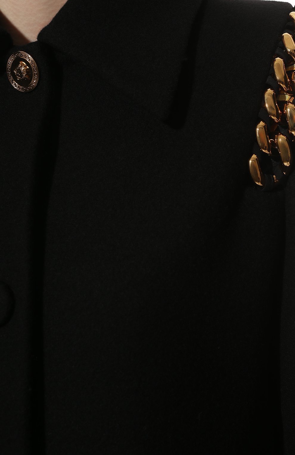 Шерстяное пальто VERSACE, арт. 1003531/1A02807, фото 5