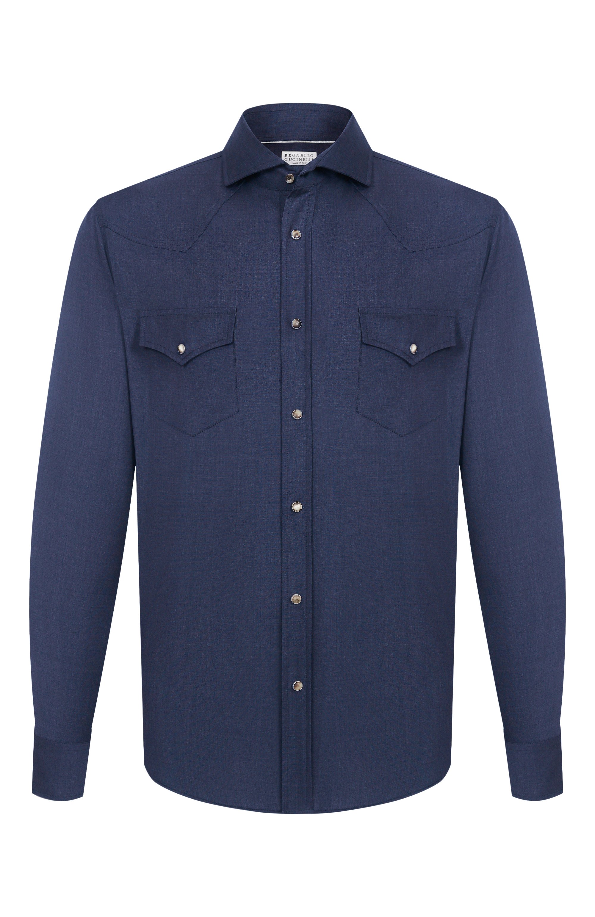Шерстяная рубашка BRUNELLO CUCINELLI, арт. MM6704008, фото 1