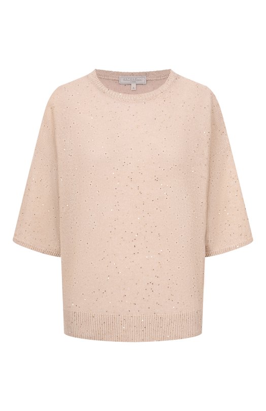 Пуловер изо льна и хлопка Antonelli Firenze 41798Q/01625 Бежевый 41798Q/01625