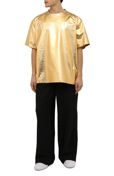 Хлопковая футболка VALENTINO, арт. WV0MG10E7V0, фото 2