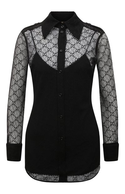 Кружевная рубашка GUCCI, арт. 675824 ZAHQF, фото 1