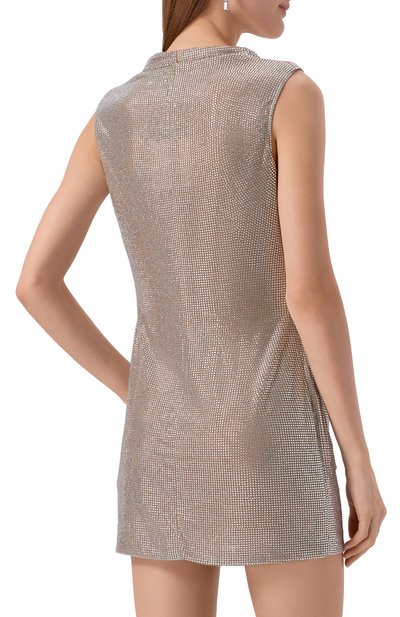 Платье с отделкой стразами GIUSEPPE DI MORABITO, арт. 05FWDR488FC 05212, фото 4