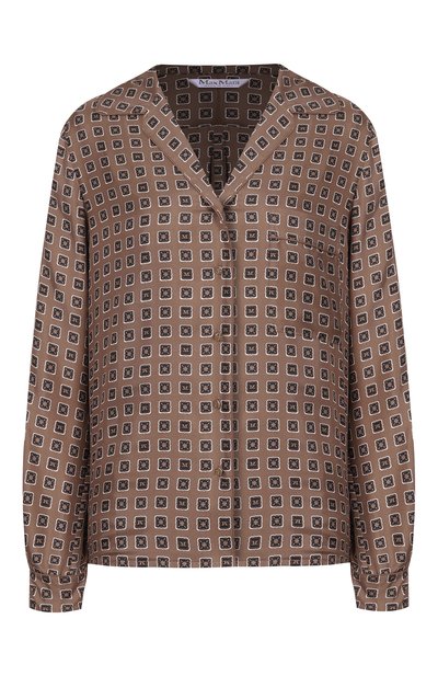 Женская шелковая рубашка MAX MARA, арт. MXMDISC0