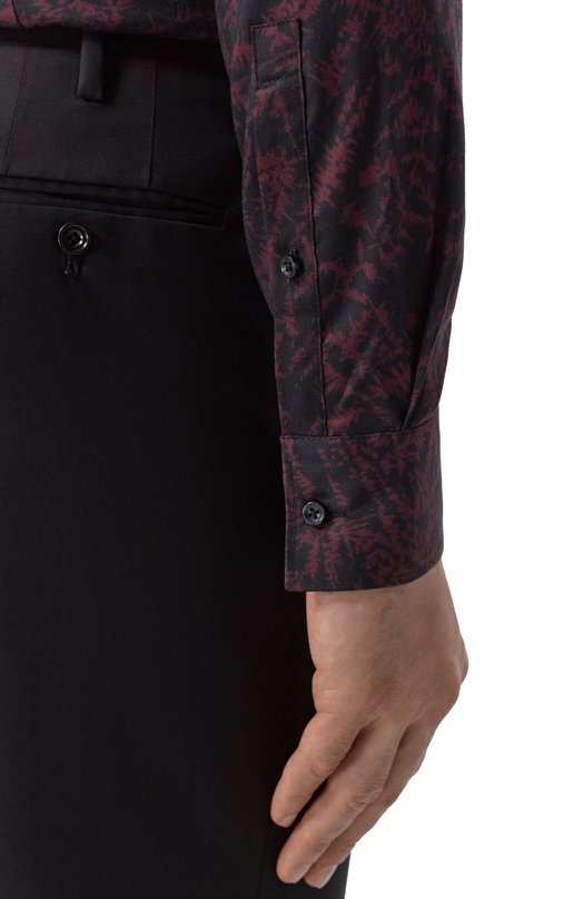 Рубашка из лиоцелла HUGO 50554852 Бордовый  50554852 Фото 5