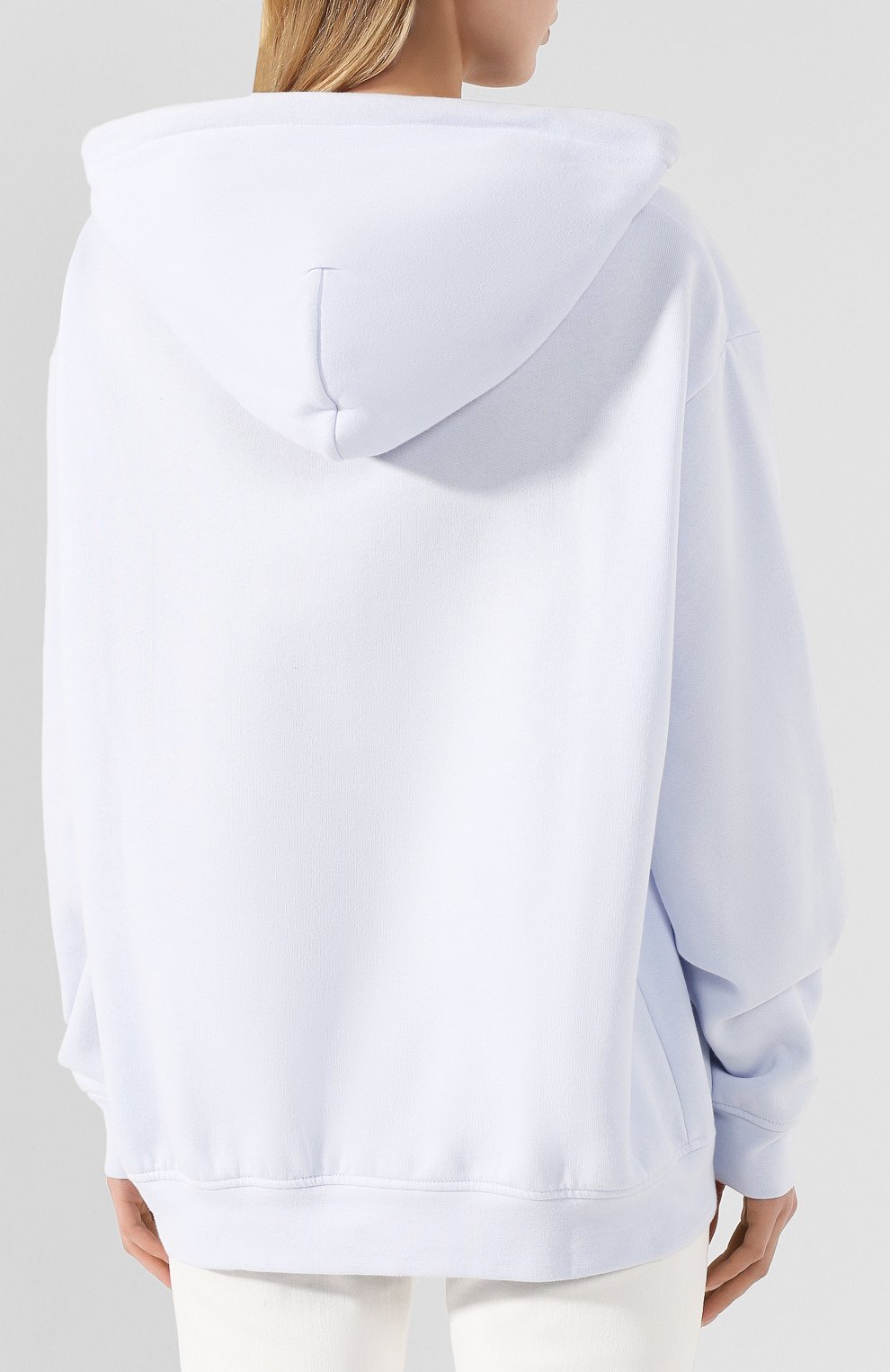 Хлопковое худи ACNE STUDIOS голубого цвета по цене 22800 руб., арт. AI0043/W, фото 4 Хлопковое худи ACNE STUDIOS, арт. AI0043/W, фото 4
