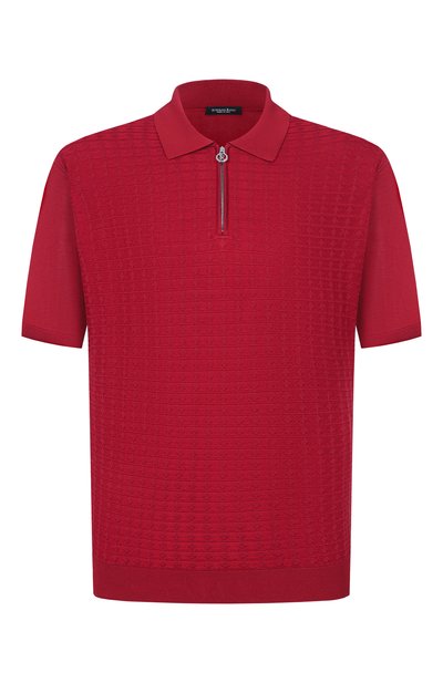 Мужская поло из шелка и хлопка STEFANO RICCI, арт. K212038P31/F26194_001