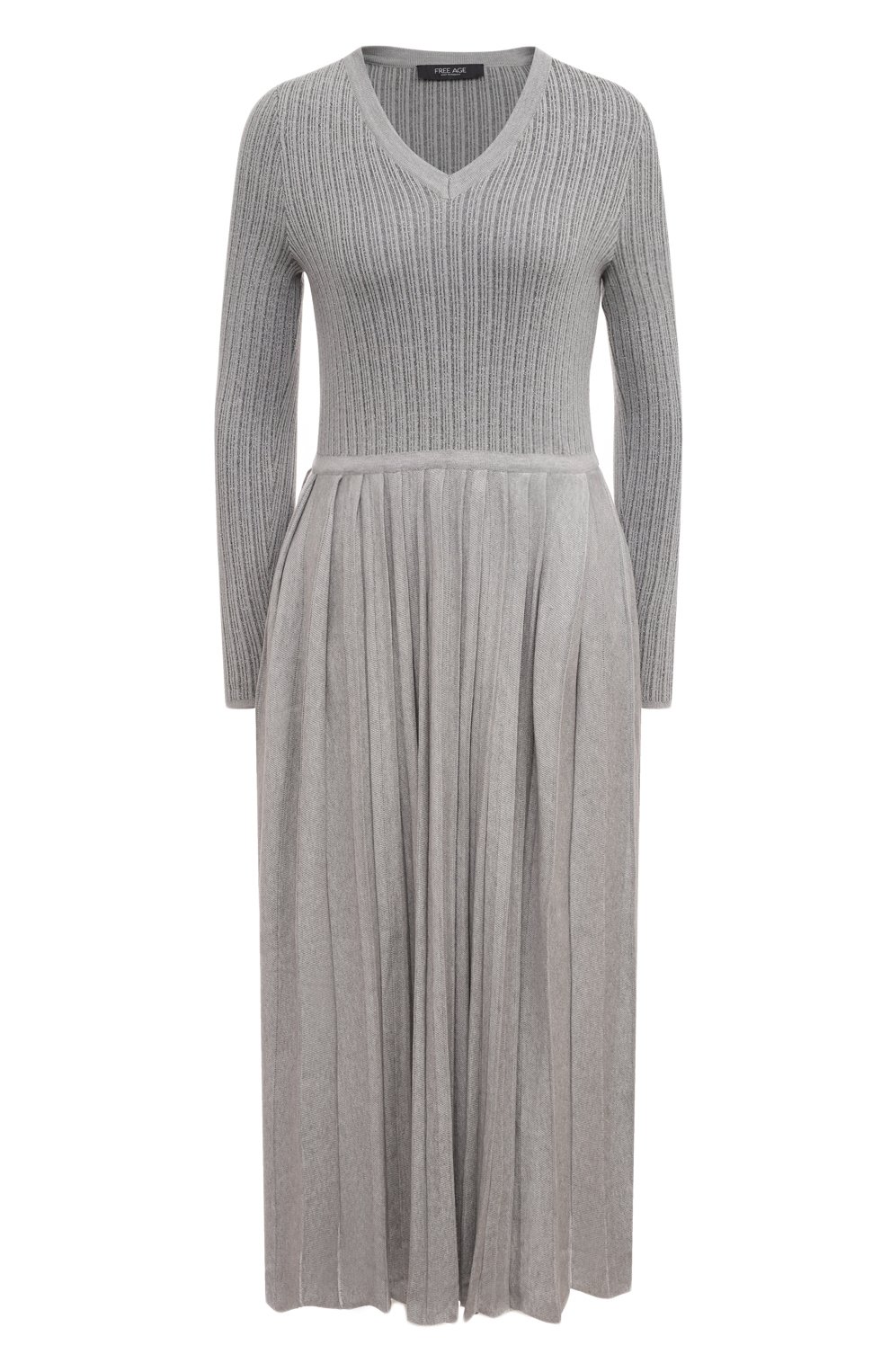 Платье из шелка и кашемира FREEAGE, арт. W25.DR113.6039.901, фото 1