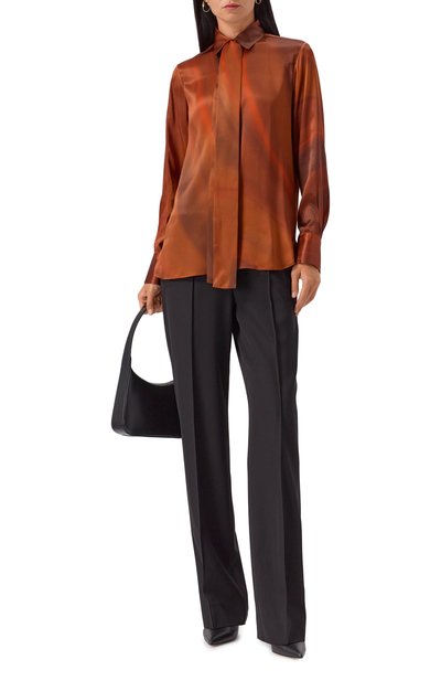 Шерстяные брюки DOLCE & GABBANA черного цвета по цене 98000 руб., арт. FTC6ZT/FU20W, фото 2 Шерстяные брюки DOLCE & GABBANA, арт. FTC6ZT/FU20W, фото 2