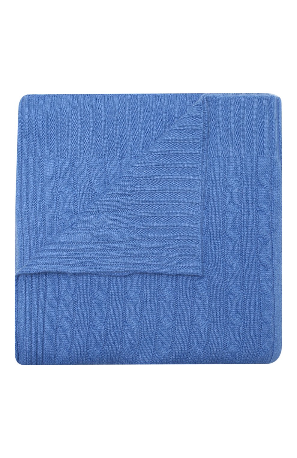 Кашемировый плед RALPH LAUREN голубого цвета по цене 93250 руб., арт. 650778520, фото 1 Кашемировый плед RALPH LAUREN, арт. 650778520, фото 1