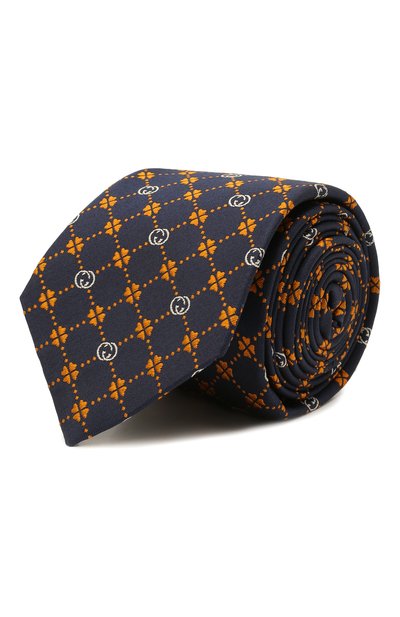 Мужской шелковый галстук GUCCI, арт. 658242/4E002