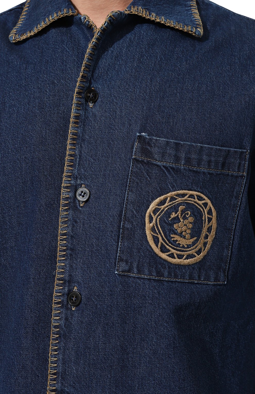 Джинсовая рубашка DROLE DE MONSIEUR, арт. D-SH152-C0118-SW, фото 5