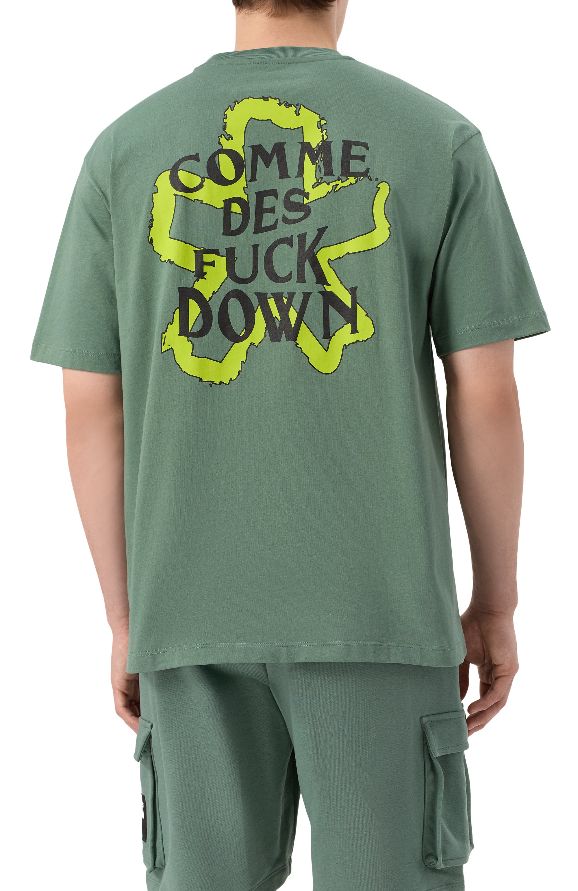 Хлопковая футболка COMME DES FUCKDOWN, арт. CFABM01594, фото 4