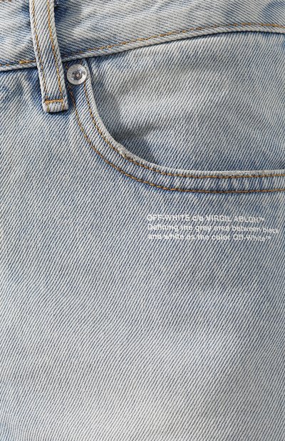 Джинсовые шорты OFF-WHITE, арт. 0WYC002R197730577100, фото 5