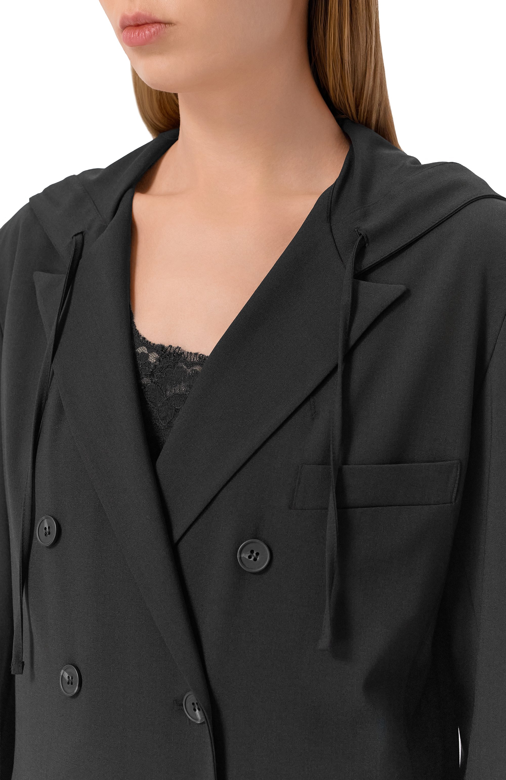 Жакет IRO черного цвета по цене 75500 руб., арт. WP07ALULA, фото 5 Жакет IRO, арт. WP07ALULA, фото 5