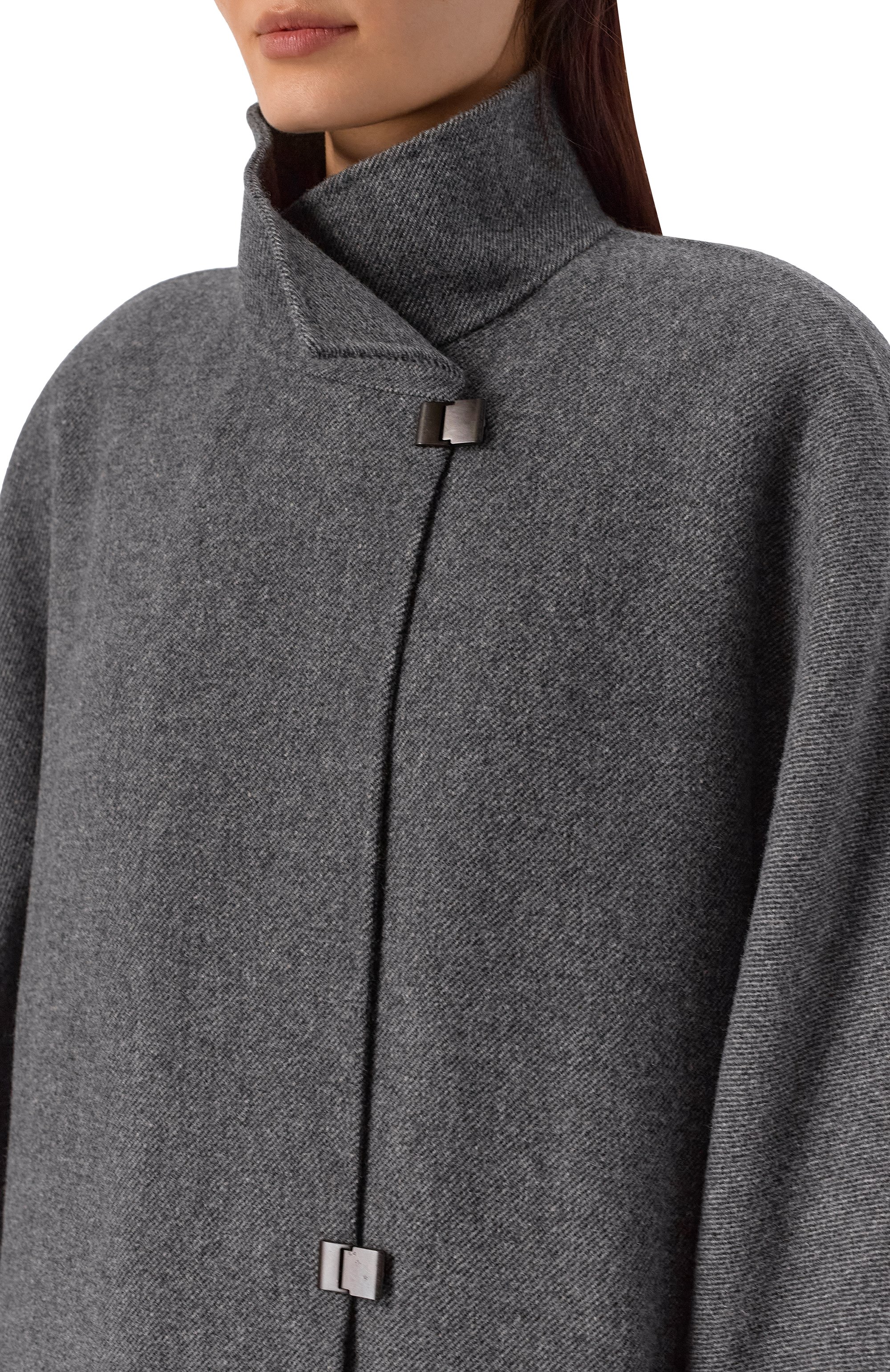 Шерстяное пальто LE17SEPTEMBRE, арт. LS2579CT004EGR, фото 5