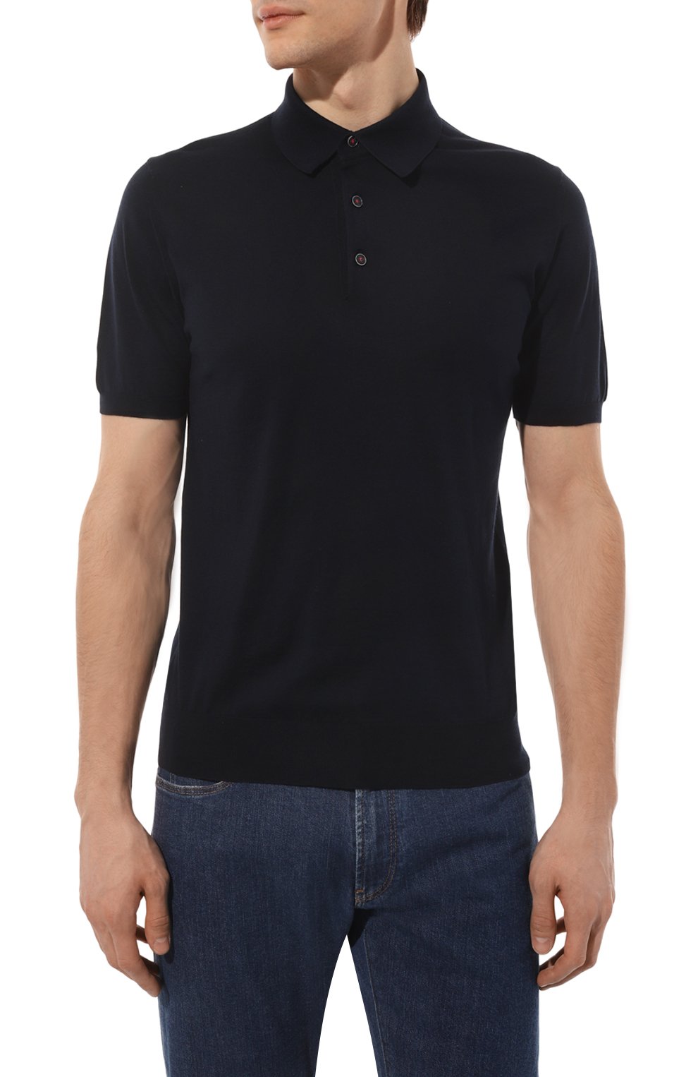 Хлопковое поло KITON, арт. UK33, фото 3