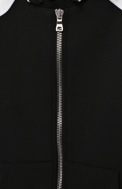 Хлопковый кардиган с капюшоном BALMAIN, арт. 6K4510/KX070/12-16, фото 3