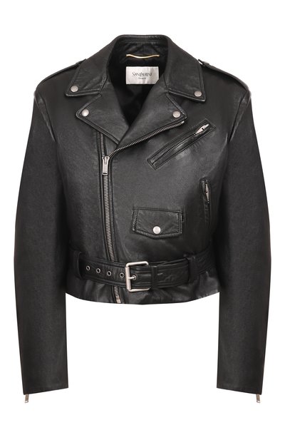 Женская кожаная куртка SAINT LAURENT, арт. 865220/YCQT2
