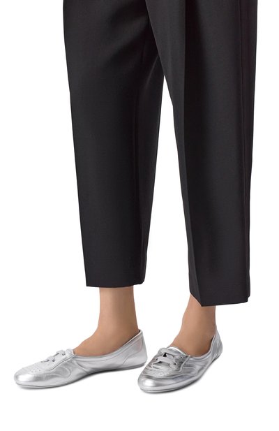 Кожаные балетки vault GIANVITO ROSSI, арт. G25321.05G0M.NPSARGE, фото 2