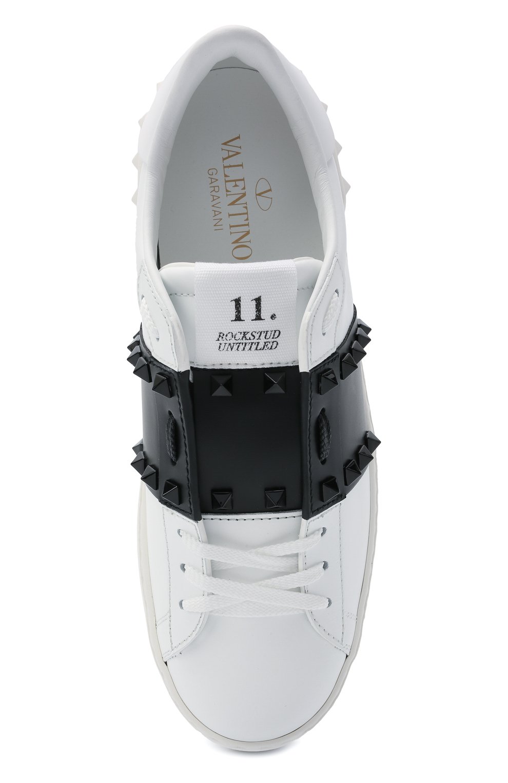 Кожаные кеды rockstud untitled VALENTINO, арт. VW0S0A01/LTU, фото 5