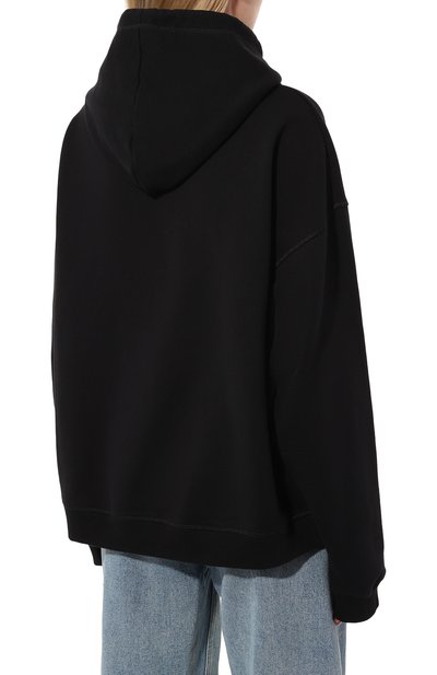 Хлопковое худи DSQUARED2 черного цвета по цене 42350 руб., арт. S75GU0522/S25551, фото 4 Хлопковое худи DSQUARED2, арт. S75GU0522/S25551, фото 4