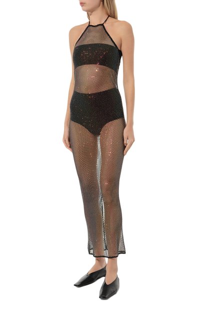 Платье с отделкой стразами PARAMIDONNA, арт. SS24SABL, фото 3