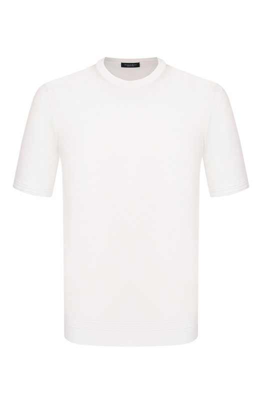 Шелковый джемпер Stefano Ricci K616215G10/F26101 Белый K616215G10/F26101