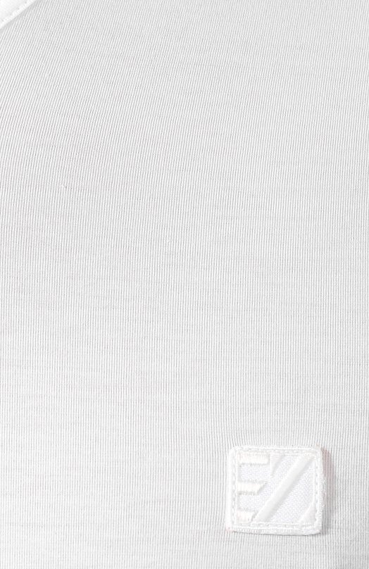 Хлопковая футболка Zegna N2M800010 Белый  N2M800010 Фото 5