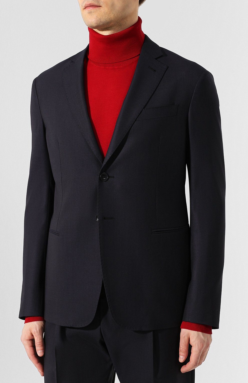 Костюм из смеси шерсти и шелка GIORGIO ARMANI, арт. 9SGAV00Q/T00MV, фото 2