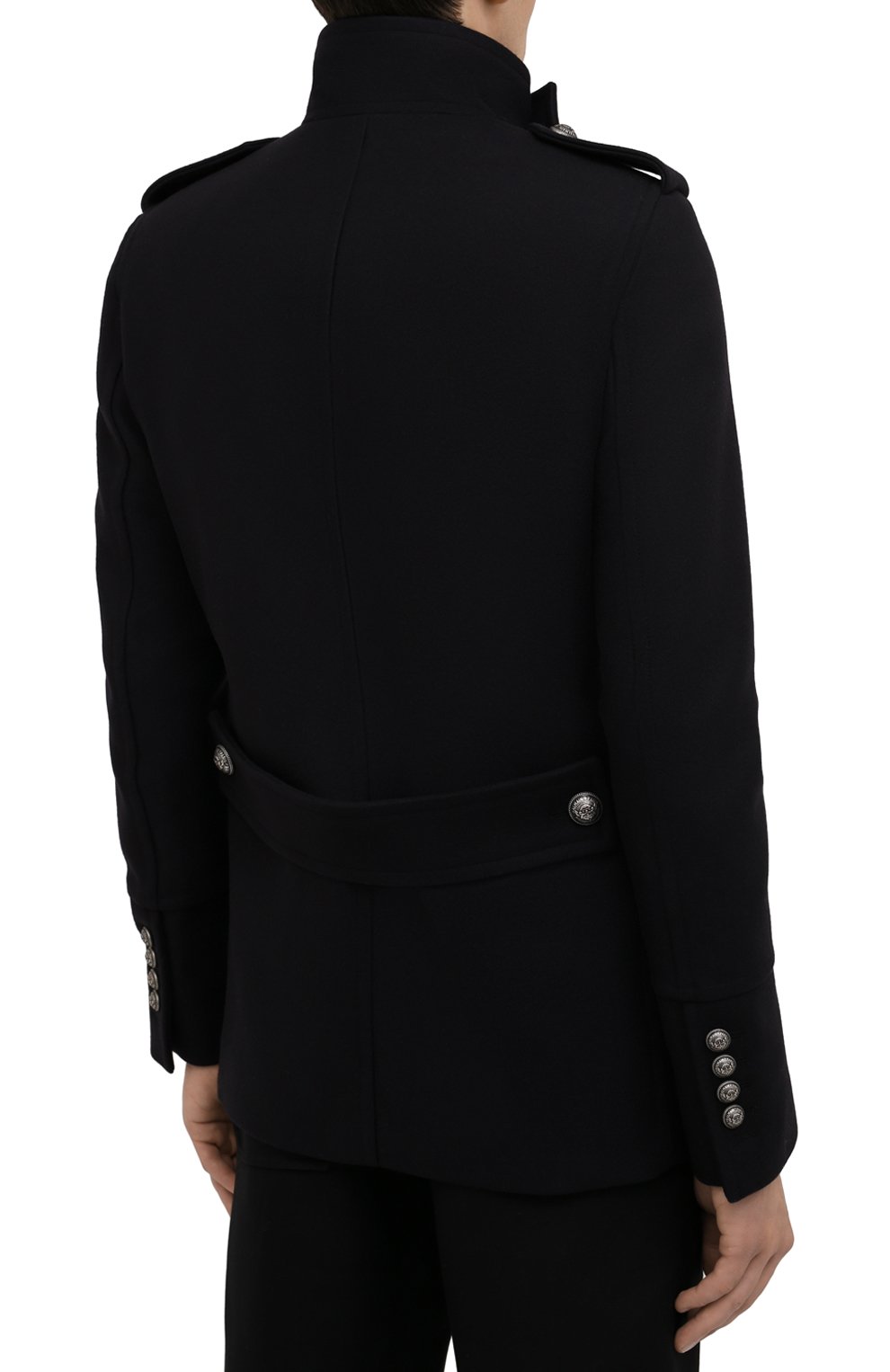 Шерстяной бушлат BALMAIN, арт. WH1UC030/W115, фото 4