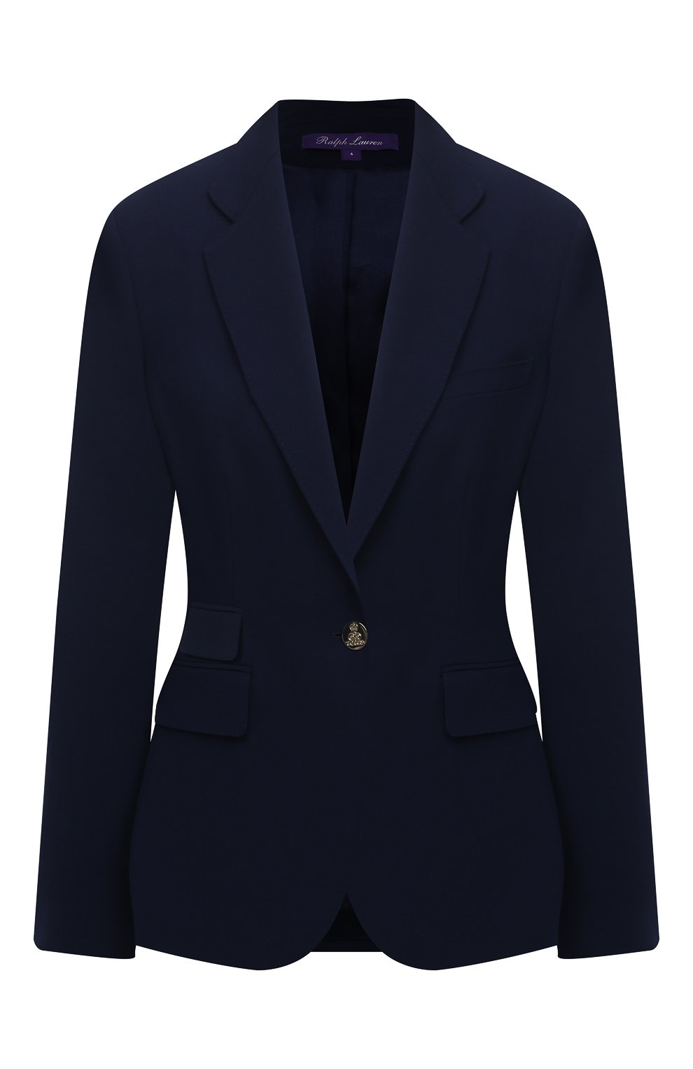 Шерстяной жакет RALPH LAUREN синего цвета по цене 171000 руб., арт. 290625536, фото 1 Шерстяной жакет RALPH LAUREN, арт. 290625536, фото 1