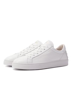 Женские кожан�ые кеды TOD’S белого цвета, арт. XXW04L0HZ40/JUS | Фото 1 (Материал внутренний: Натуральная кожа; Материал внешний: Натуральная кожа; Подошва: Платформа; Стили: Кэжуэл; Кросс-КТ: Низкие; Материал утеплителя: Без утеплителя; Автоматизация ТО: Проставлено; Автоматизация состава: Проставлено)