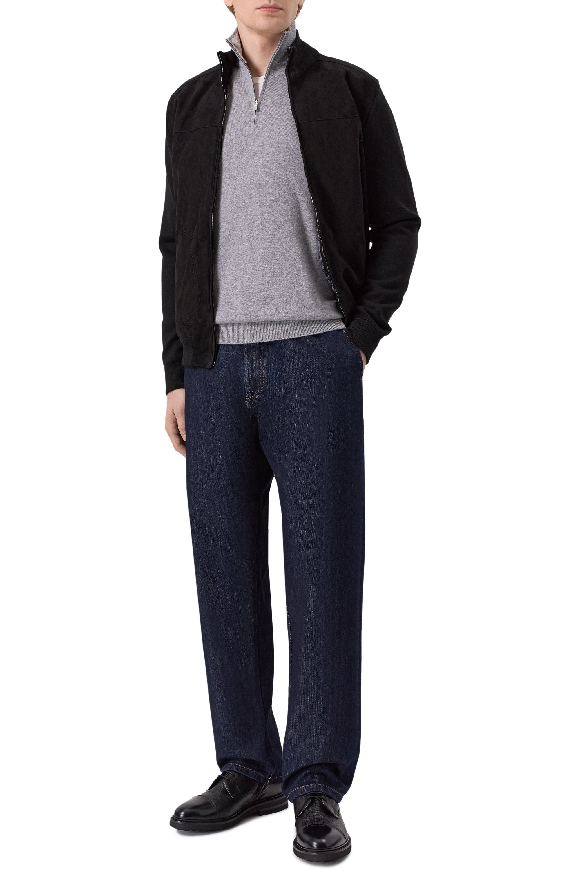 Кардиган с замшевой отделкой ZILLI, арт. KZMC01M0270VTSU00_002, фото 2