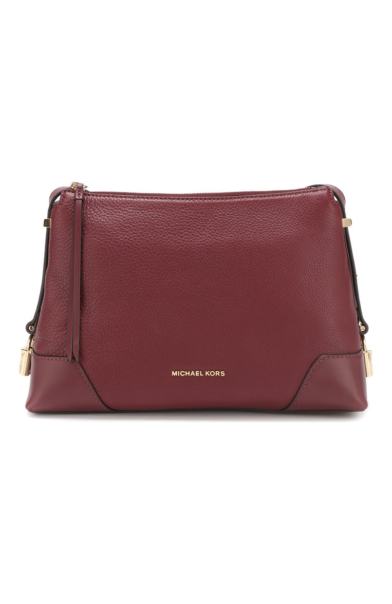 Женская бордовая сумка crosby medium MICHAEL MICHAEL KORS купить в ...