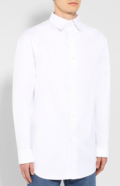 Хлопковая рубашка BALENCIAGA, арт. 571132/TEP11, фото 3