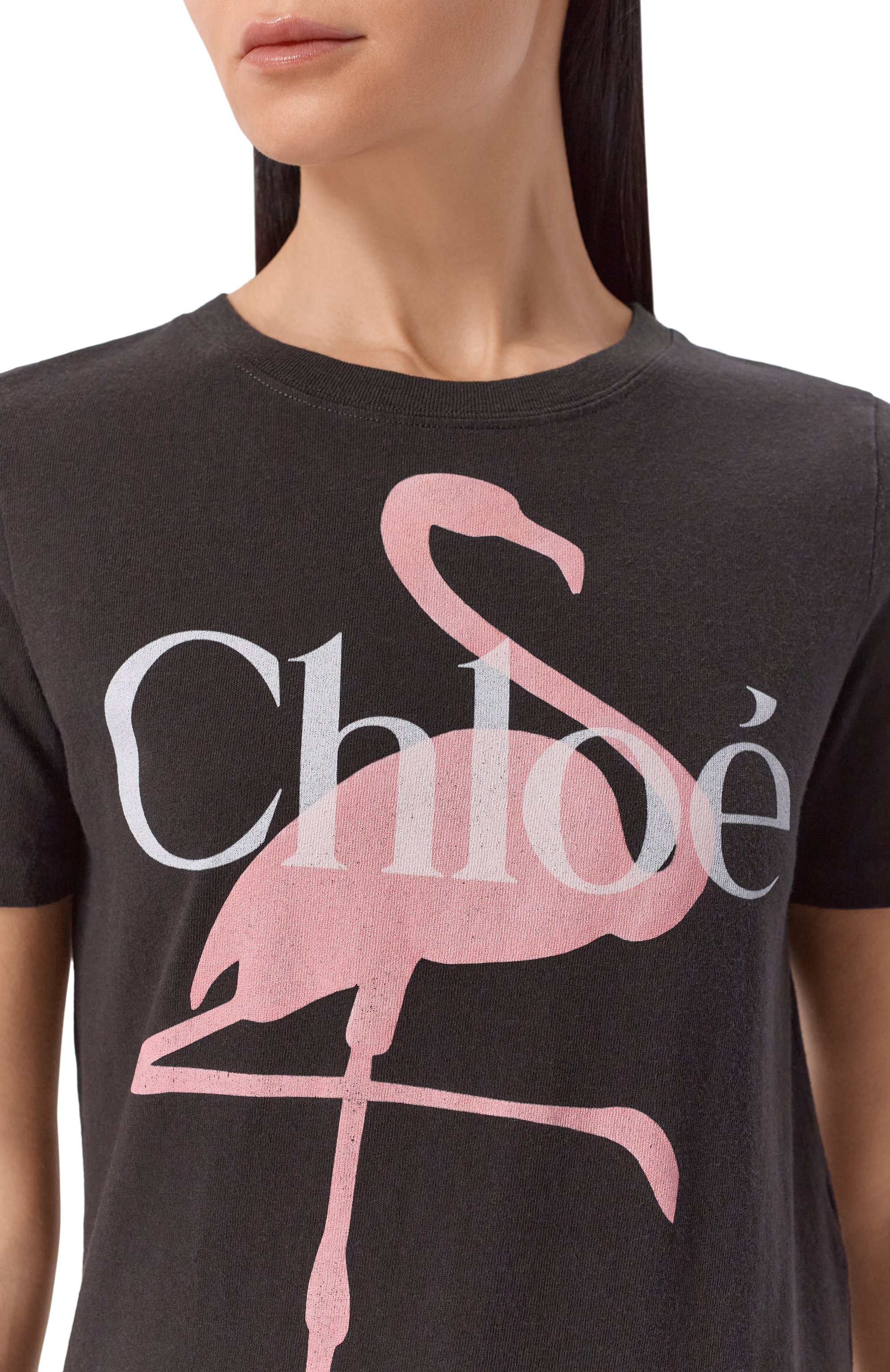 Хлопковая футболка CHLOÉ, арт. CH26SJH08194, фото 5