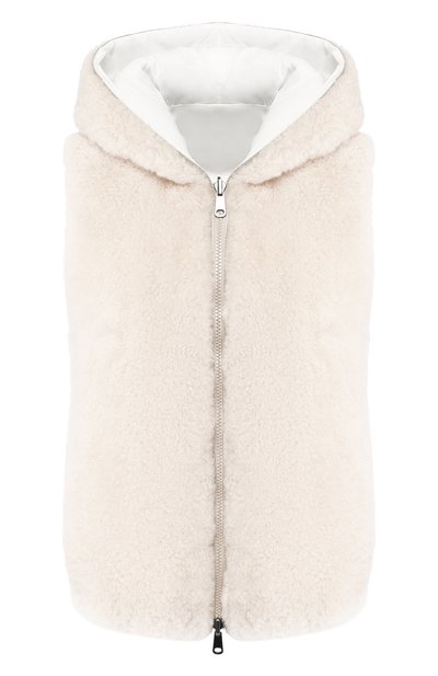 Двусторонний жилет с мехом козлика BRUNELLO CUCINELLI, арт. MPMWE3080, фото 1