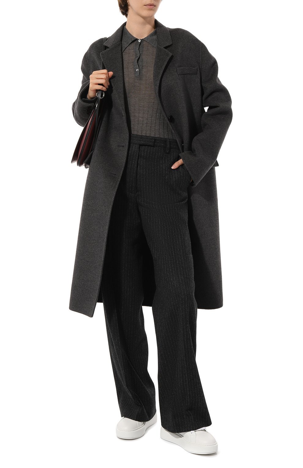 Поло из кашемира и шелка PRADA, арт. P24A1O-5U4-F0480-201, фото 2